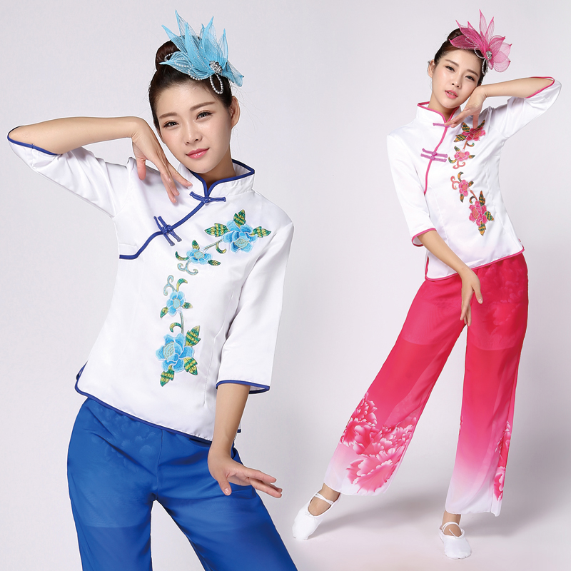 正品[广场舞现代舞]现代广场舞套装短裙评测 现