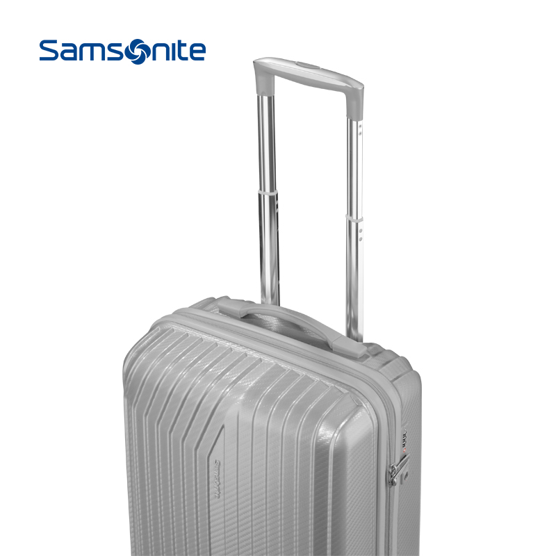 samsonite/新秀丽轻盈菱形纹理时尚旅行箱商务休闲拉杆箱20寸 by1