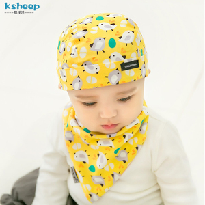 婴儿遮阳帽子3-6-12个月