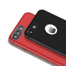 苹果7手机壳自带防尘塞iPhone7plus软壳防摔6s保护套6p磨砂漏标