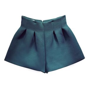 秋冬高腰阔腿裤a字短裤