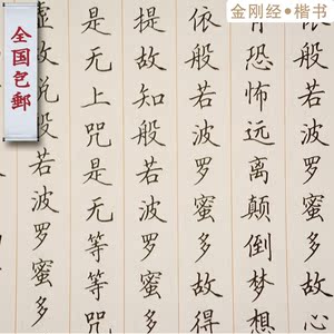 金刚经 楷书钢笔字帖 田英章 养心版成人练字临摹佛经字帖