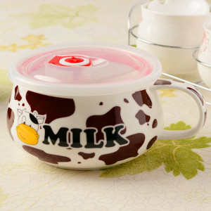 大号可爱卡通陶瓷泡面碗