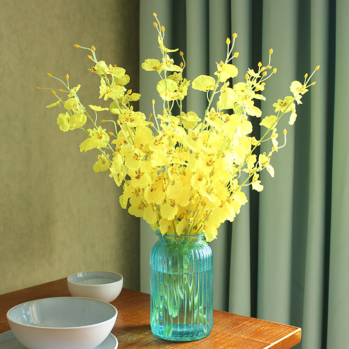 水培玻璃透明花瓶套装插花跳舞兰花艺客厅餐桌花装饰品软装会所