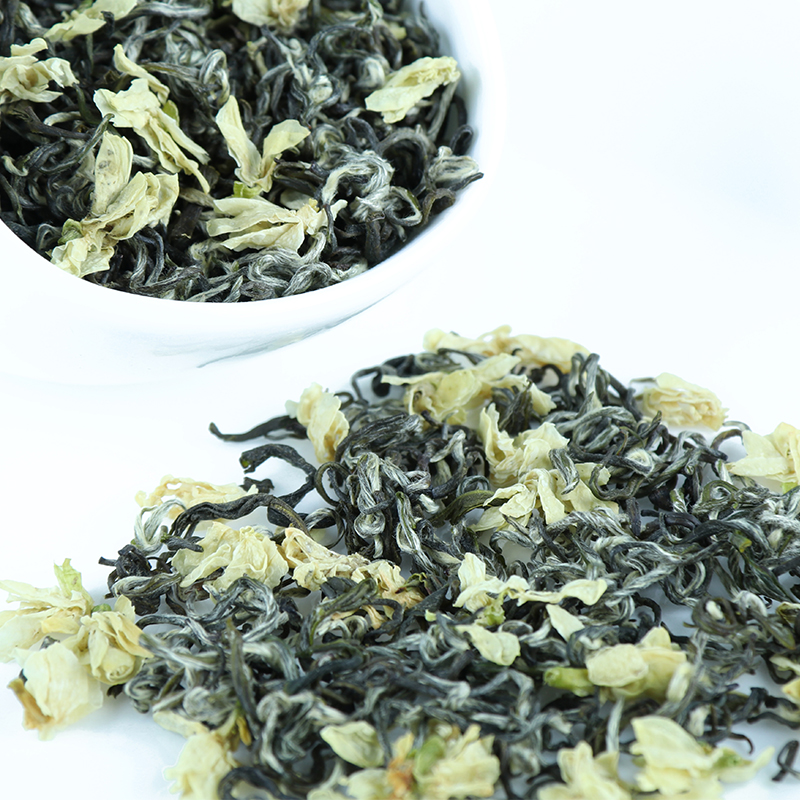 飘花雪茶白毫茉莉花茶特级2016新茶浓香全芽花茶旭雅飘雪500g包邮