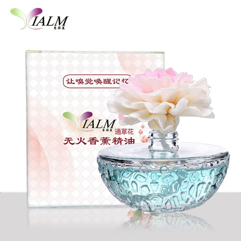 【天天特价】无火香薰精油套装通草花室内香水空气清新剂去味香氛