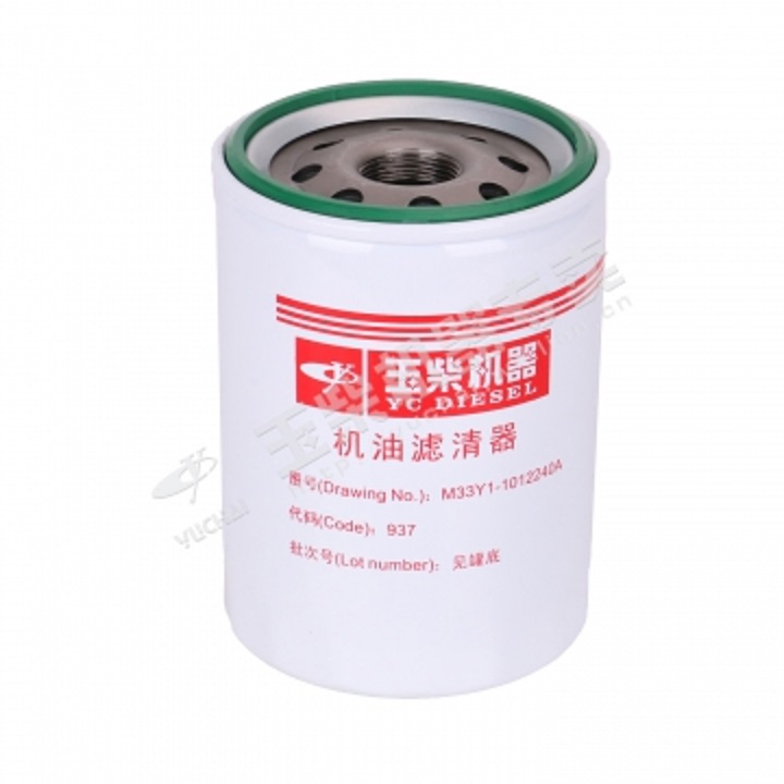 玉柴发动机配件机滤 m33y1-1012240a-937 机油滤清器配6m发动机