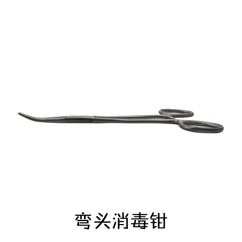 不锈钢止血钳直头弯头持针器钳子拔火罐消毒纹绣镊子工具手术夹子