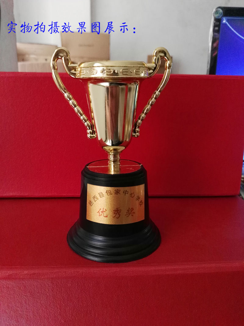 特价厂家直销小学生运动会塑料奖牌 迷你小奖杯 qa963