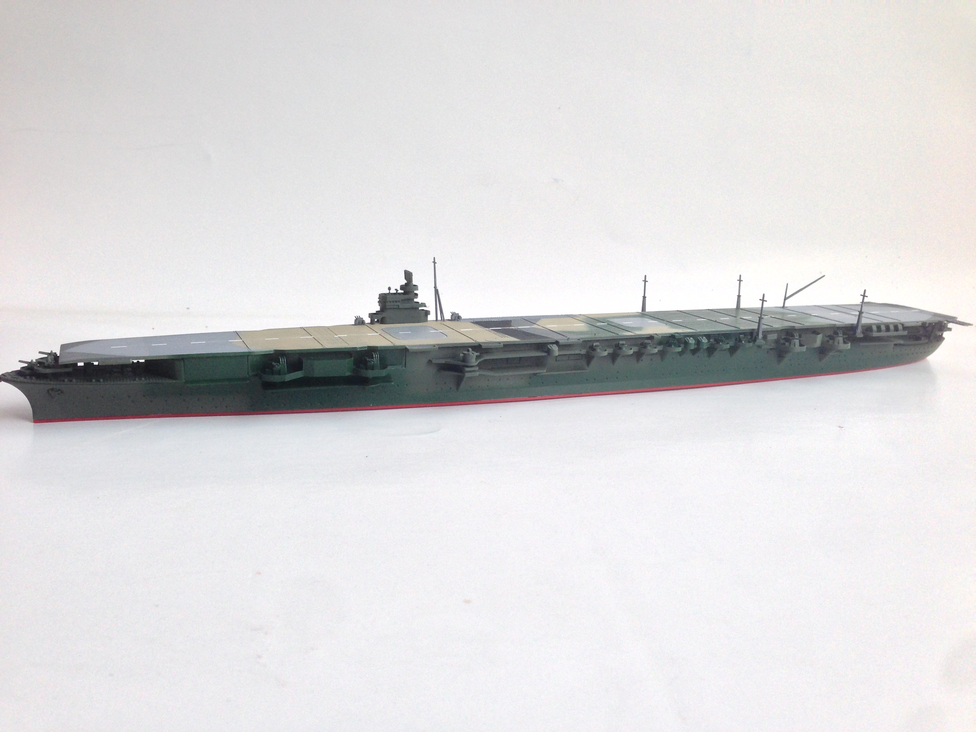 1/700二战日本海军瑞鹤号航空母舰模型44年 成品代工 战舰世界