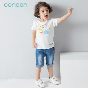 男童七分牛仔裤