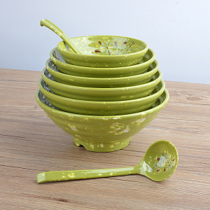 加厚密胺碗拉面碗味家用汤碗