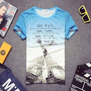 夏季9.9元包邮霸气衣服男士短袖特价t恤男生圆