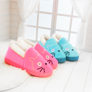 情侣厚底棉拖鞋