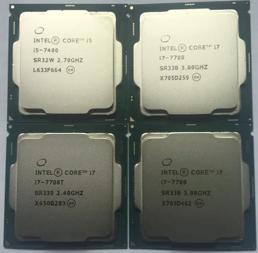 七代i5 7400 i7 7700 7700t es 测试版cpu 1151关联i5 7500 7700k