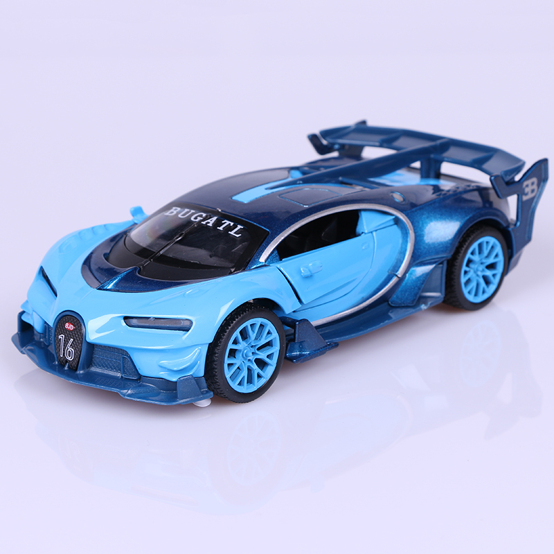 布加迪威龙超跑模型1:32合金车模儿童声光回力玩具跑车仿真汽车