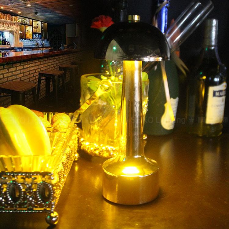美式复古酒吧台灯桌灯led充电服务广告灯咖啡餐吧小夜