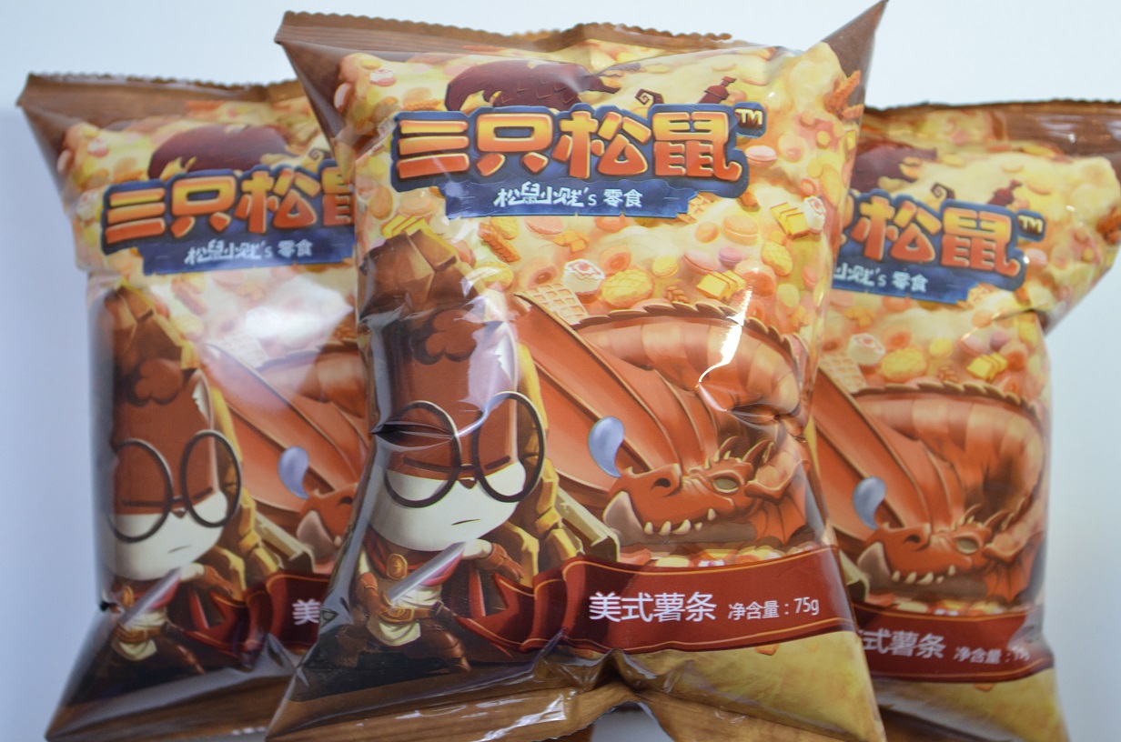 三只松鼠小贱美式薯条75gx3袋休闲零食膨化食品小吃美式薯条原味