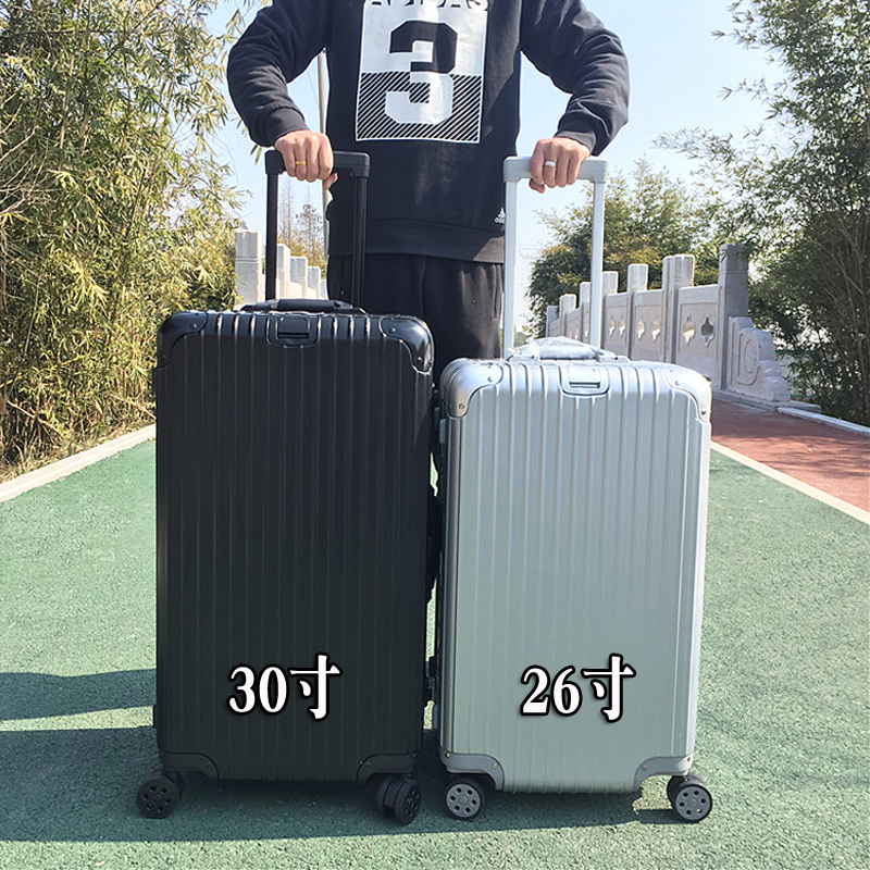 超大加厚运动版pc铝框拉杆箱万向大容量30寸旅行托运行李箱32寸