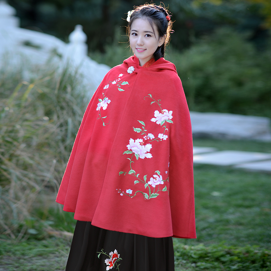 汉服斗篷推荐,汉服斗篷,汉服斗篷披风_大山谷图库