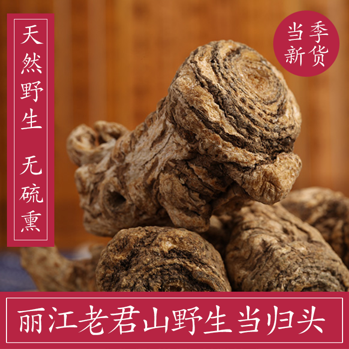 丽江老君山野生当归 真的野生 无熏硫    250克 当归头