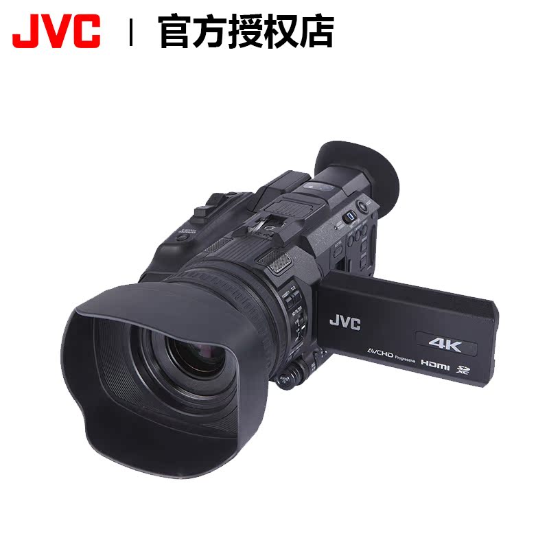 jvc/杰伟世 gy-hm200ec 4k紧凑型手持摄像机 支持视频