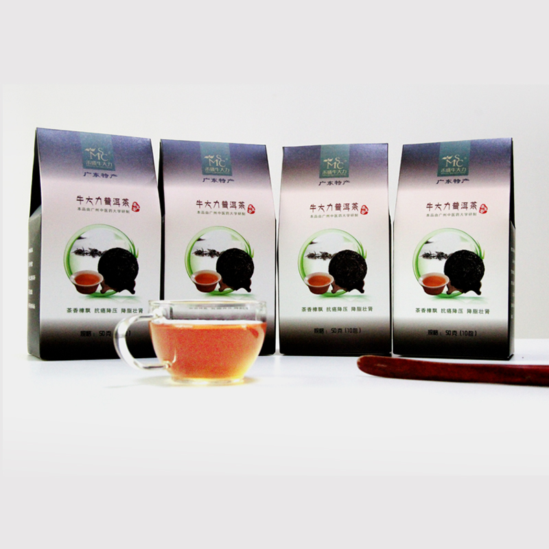 广东特产 牛大力普洱茶 牛大力 普洱茶 养生茶 袋泡茶 禾盛牛大力