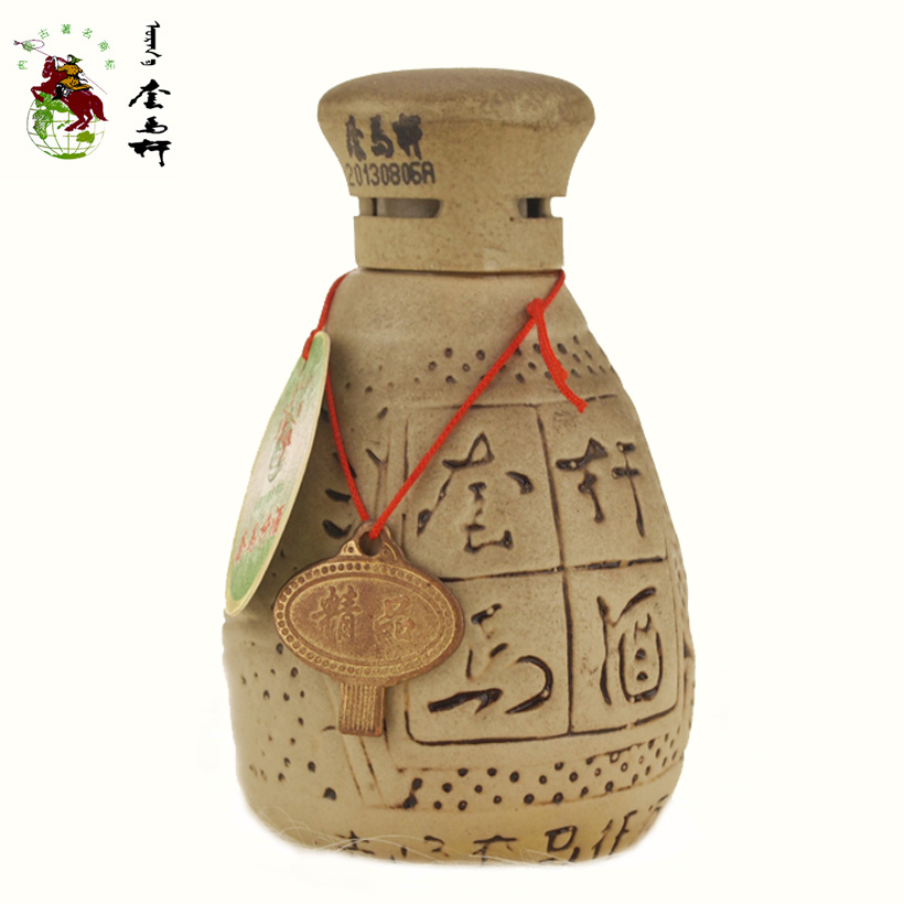 内蒙古特产套马杆白酒60度酒鬼150ml*12壶纯粮酿造不上头整箱特价