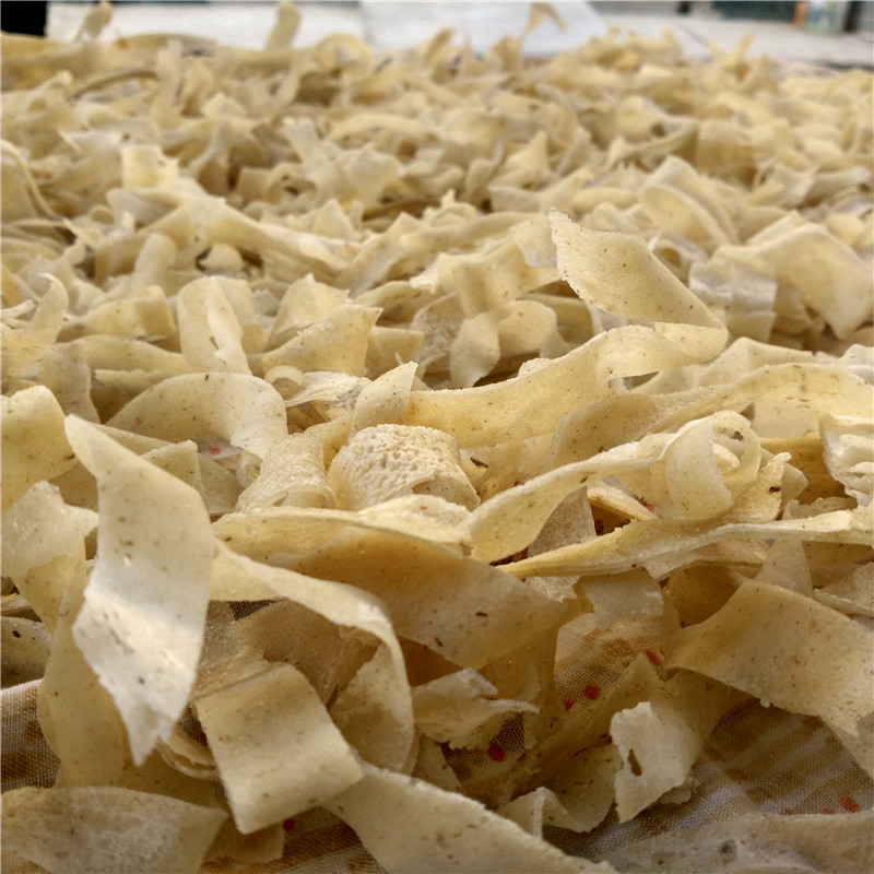 新鲜湿豆丝湖北豆皮子特产农家手工绿豆豆丝孝感干货武汉黄陂豆折