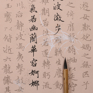 赵孟頫小楷洛神赋毛笔字帖成人入门书法练习临摹描红仿古宣纸长卷