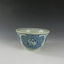 明晚清代粉彩青花碗文革老厂货旧货古瓷器老物件收藏瓶碗盘粉彩