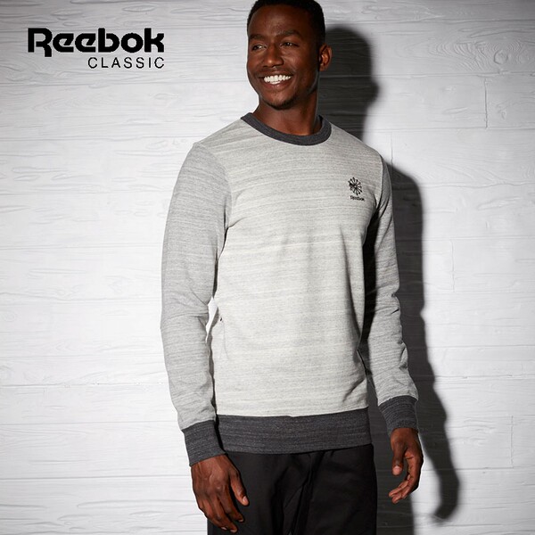 Reebok 锐步 F CLASSIC STARCREST CREW 男子经典针织卫衣 BQT08