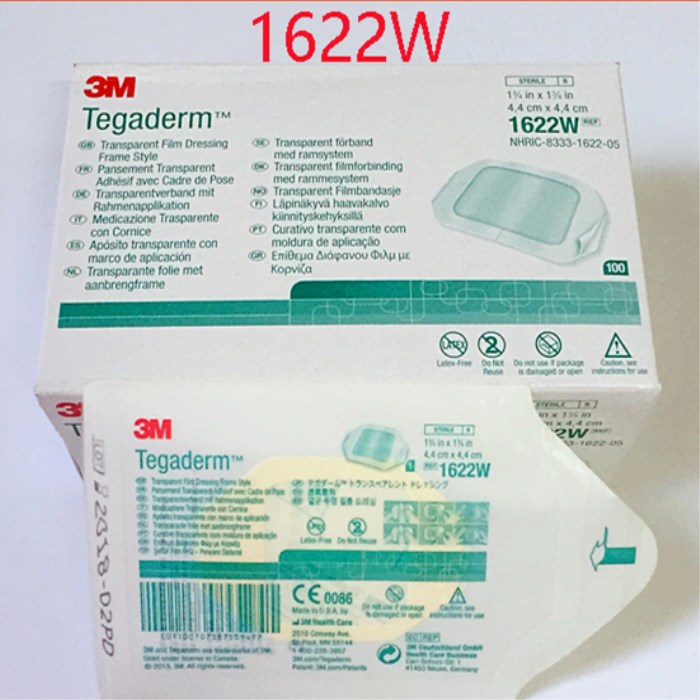 美国3m透明敷料贴1622w无菌防水贴膜 伤口防水医用胶布褥疮贴