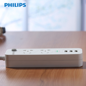 飞利浦USB充电插排