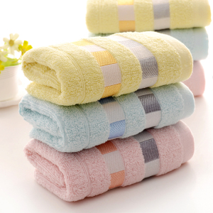 纯棉柔软加厚吸水面巾