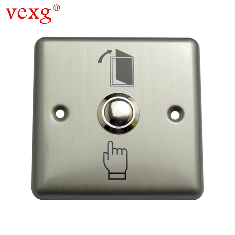 不锈钢出门按钮/门禁按钮/门禁专用开关/86型金属开关