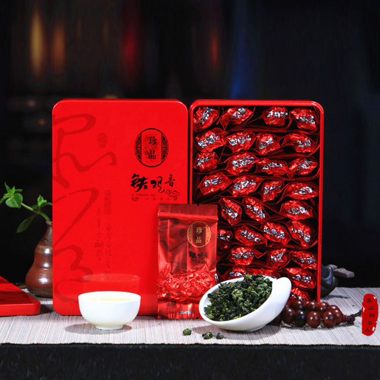 新茶安溪铁观音茶叶清香型特级500g礼盒装乌龙茶铁观音秋茶兰花香