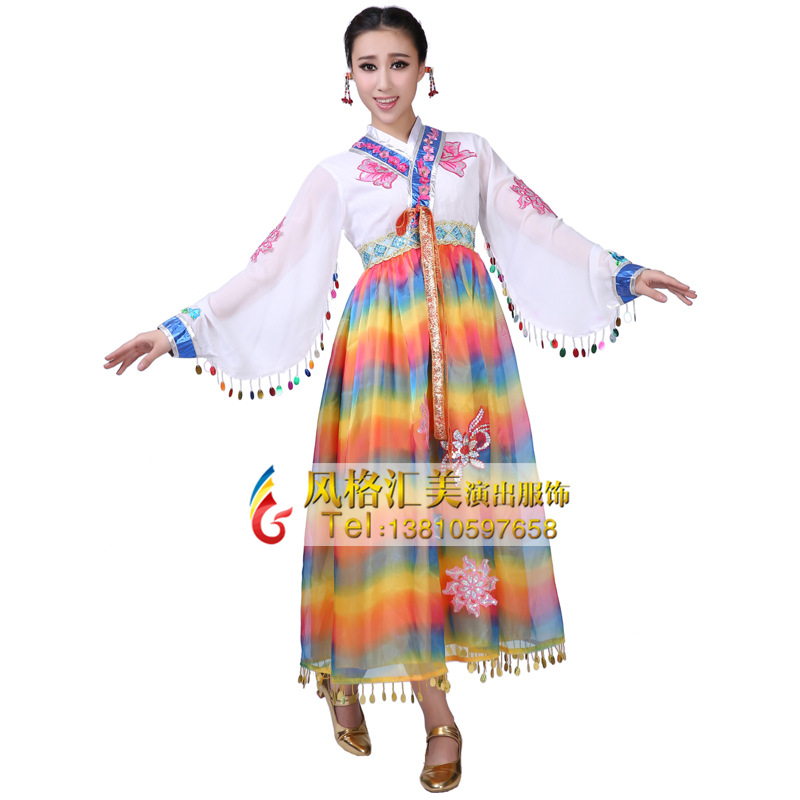 女士韩服大长今舞蹈表演服装传统朝鲜族演出服装女民族舞台服饰