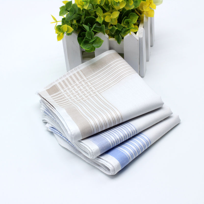 正品[手帕男士全棉包邮]男士手帕 包邮评测 巴宝