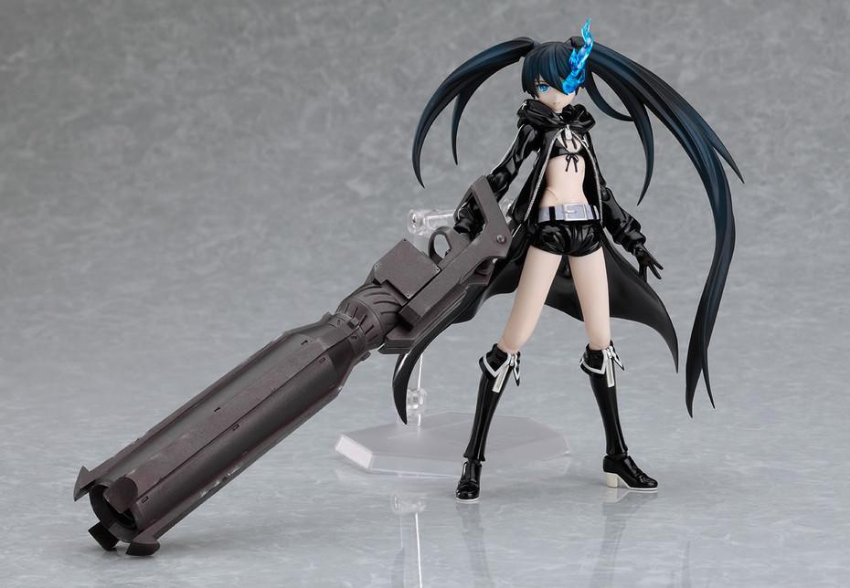 荆棘动漫figma 初音未来黑岩射手手办 sp012 heiy 可动模型摆件