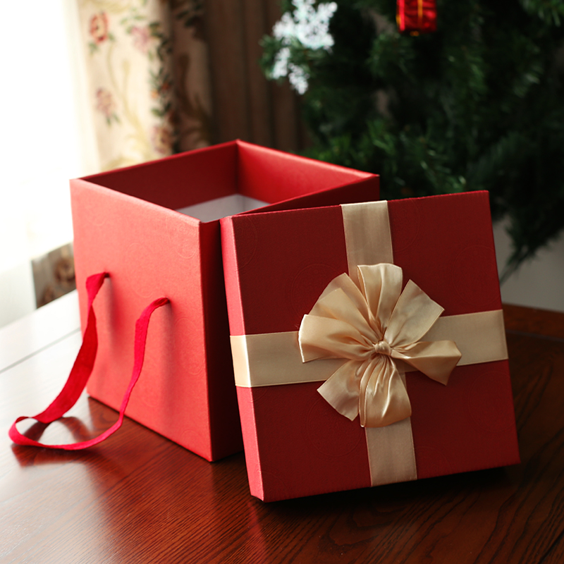 大号礼物包装盒 长方形礼物盒礼盒包装盒手提礼品盒