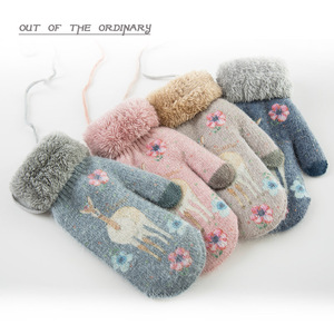 学生保暖羊毛手套