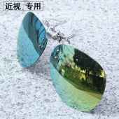 近视太阳镜夹片偏光镜夹片墨镜夹片钓鱼镜司机矩信太阳眼镜片