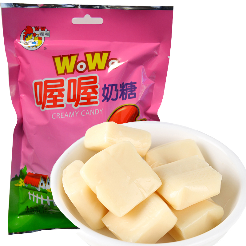 喔喔奶糖 大公鸡wowo奶糖好吃就说喔 经典儿时回忆袋装150g*5袋