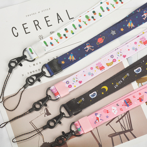 宽布料不勒脖可拆卸手机挂绳