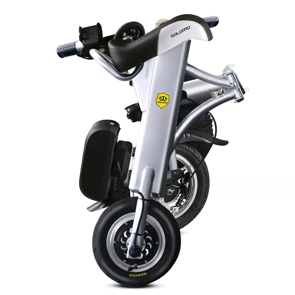 【顺丰包邮】索罗门迷你折叠电动车锂电池超远续航电动自行车