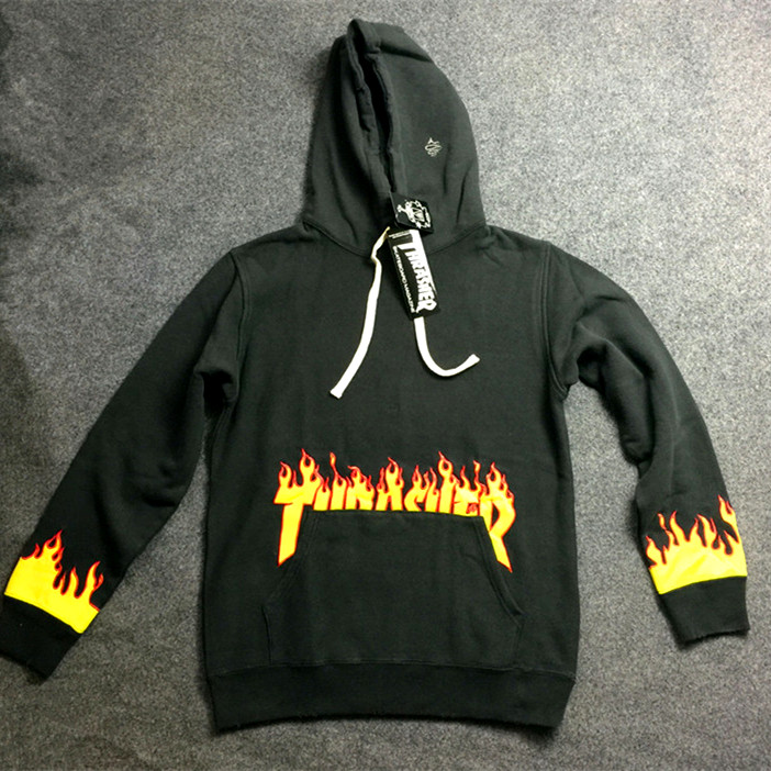 thrasher 火焰logo印花卫衣(日本进口)thrasher x aldies合作款