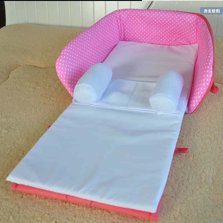 婴儿床中床便携式尿布台围 宝宝 可拆卸 折叠婴