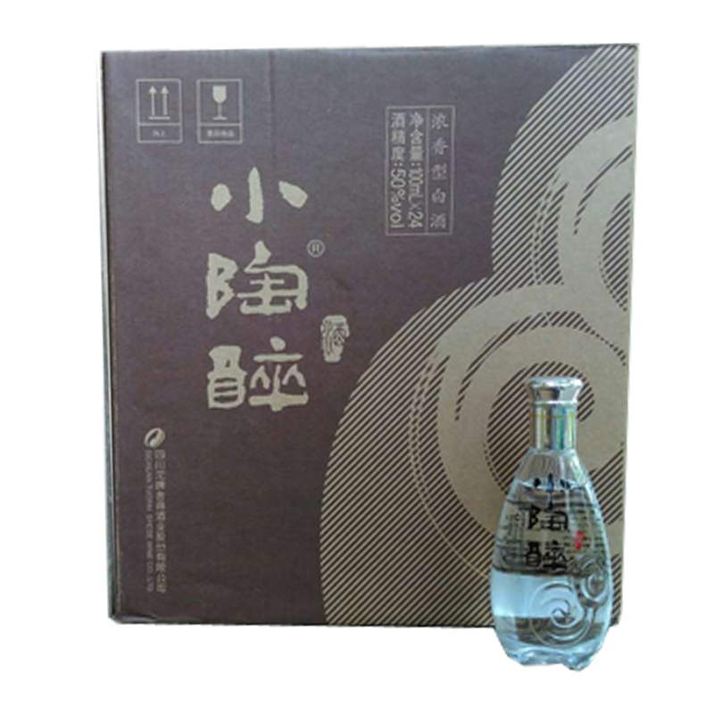 四川沱牌舍得陶醉酒小酒版50度100ml 三年小酒版浓香型满6瓶包邮