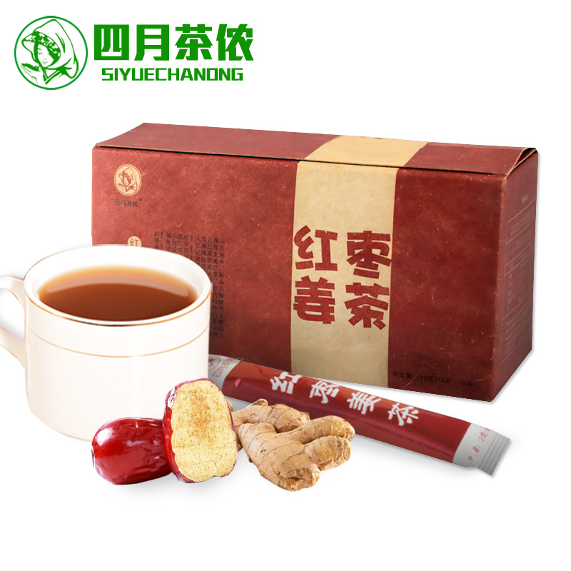四月茶侬红枣姜茶